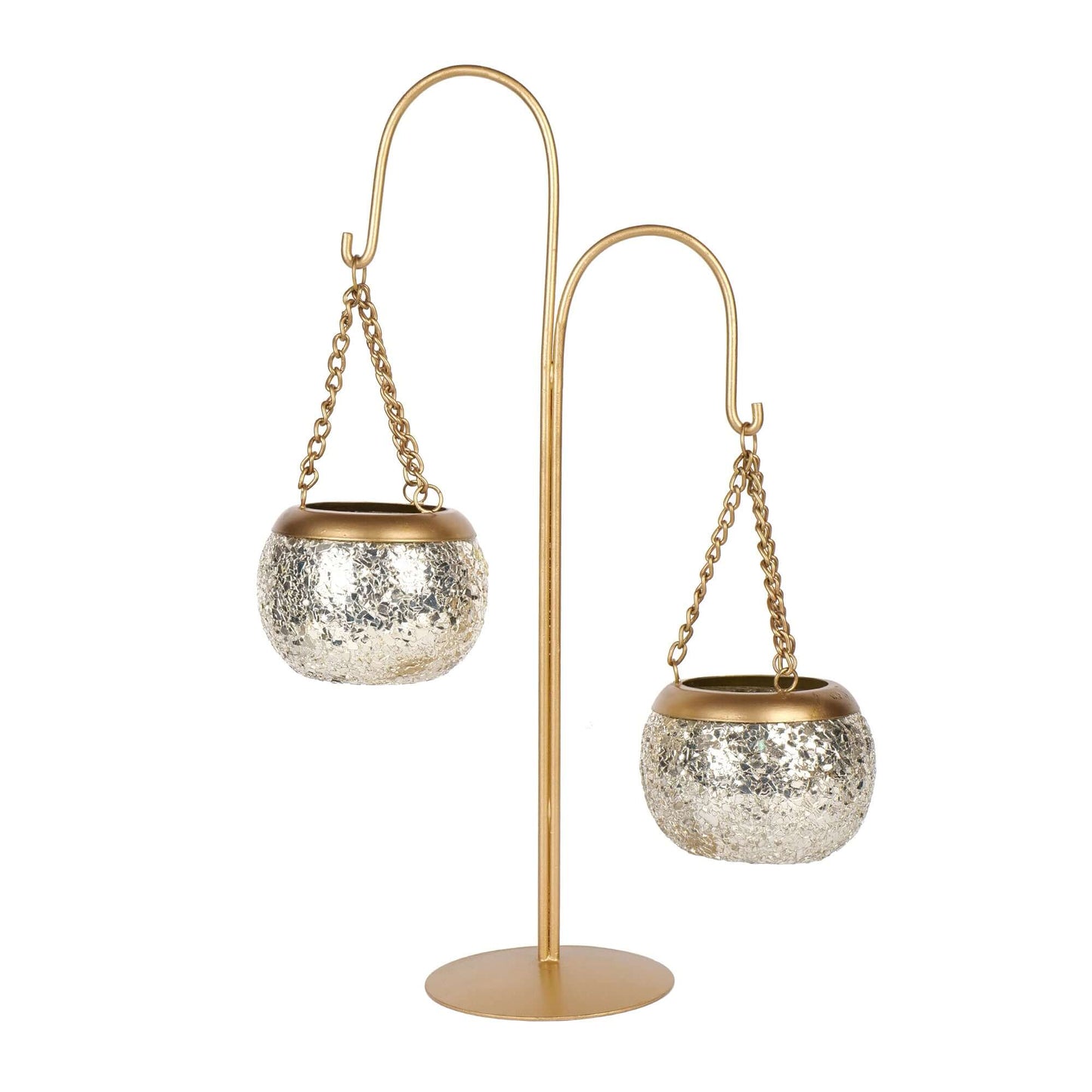 Modern glass candle holder for sleek and contemporary look