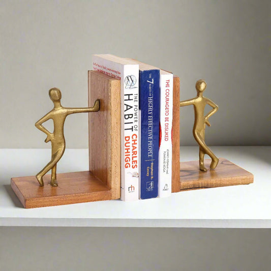 Stand by Your Books: Human Shape Bookends