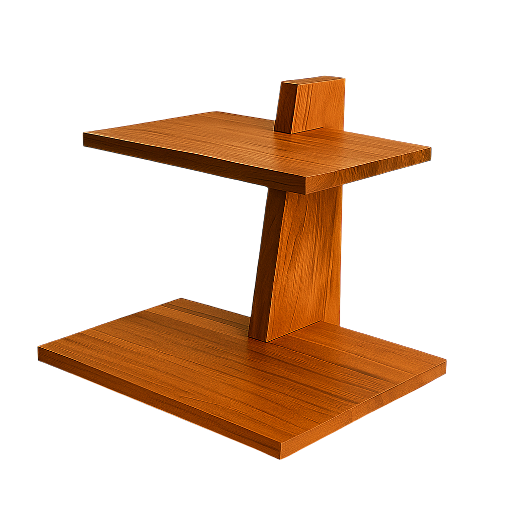 Handcrafted 2 Tiered Server for Desserts, Snacks & High-Tea