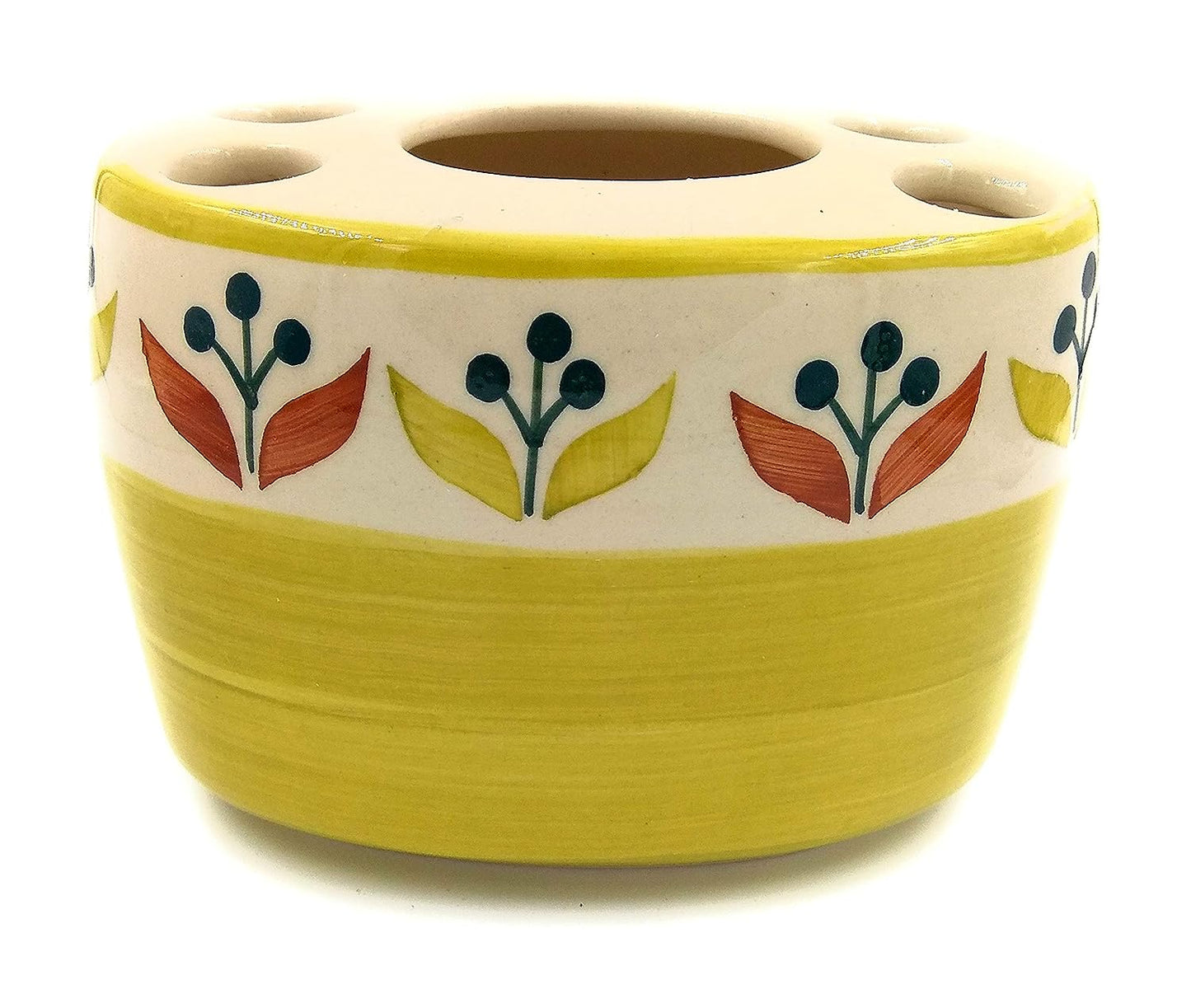 Ceramic Unique Handmade Decorative Toothbrush Holder -YL