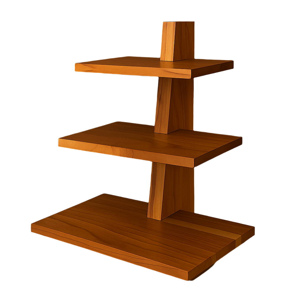 Handcrafted 3 Tiered Server for Desserts, Snacks & High-Tea