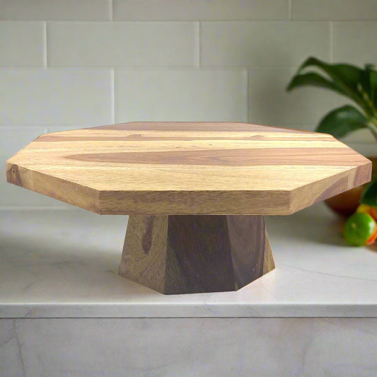 Unique Hexagon Shape Cake Stand - Perfect for Displaying Cakes, Cupcakes, and Pastries