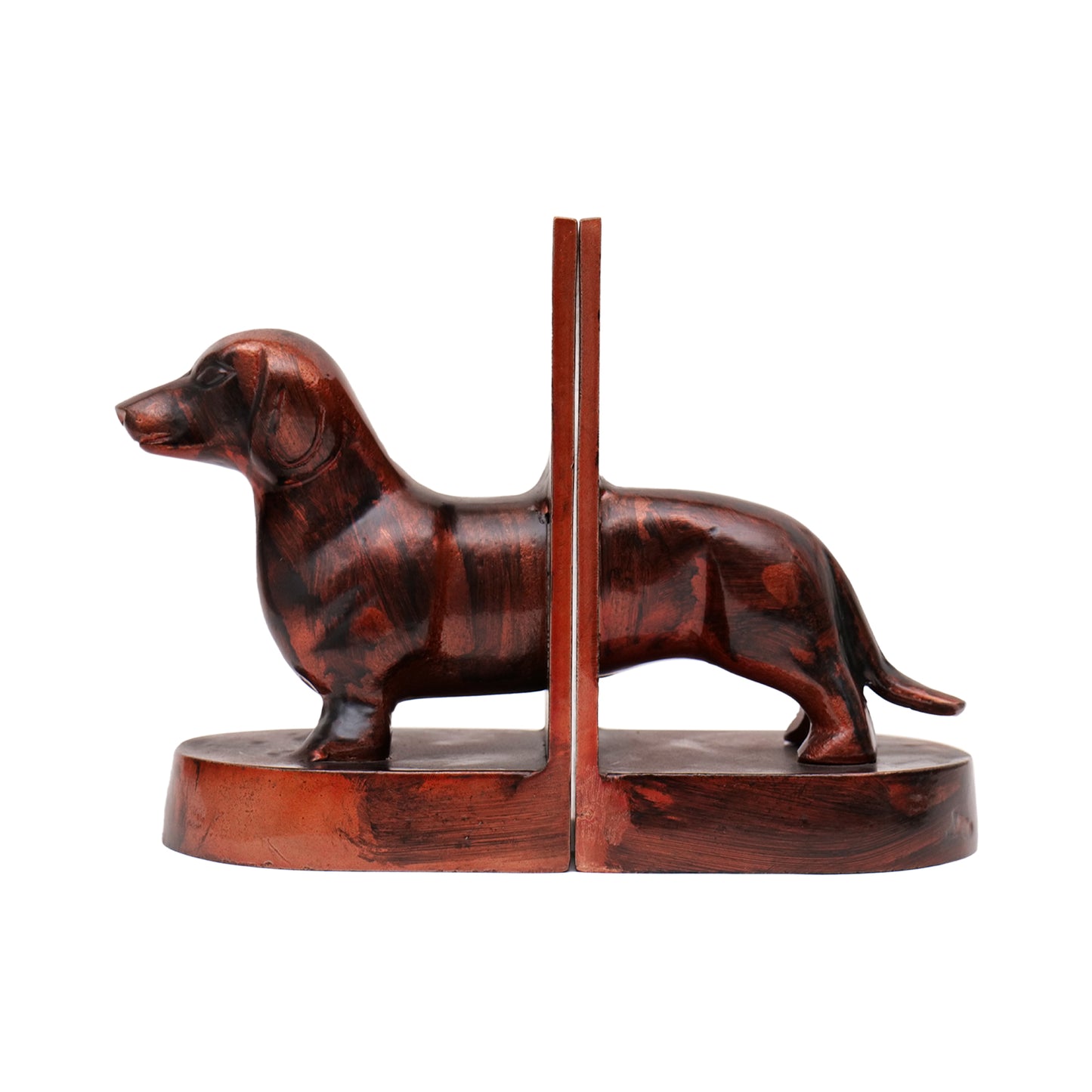 Paws-itive Support: Dachshund Shape Bookends