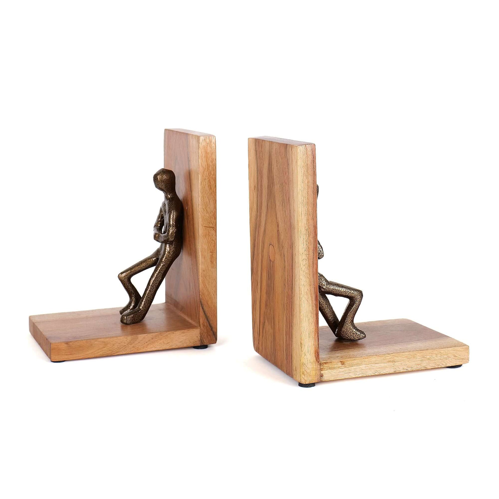 Minimalist bookends for simple and sleek decor