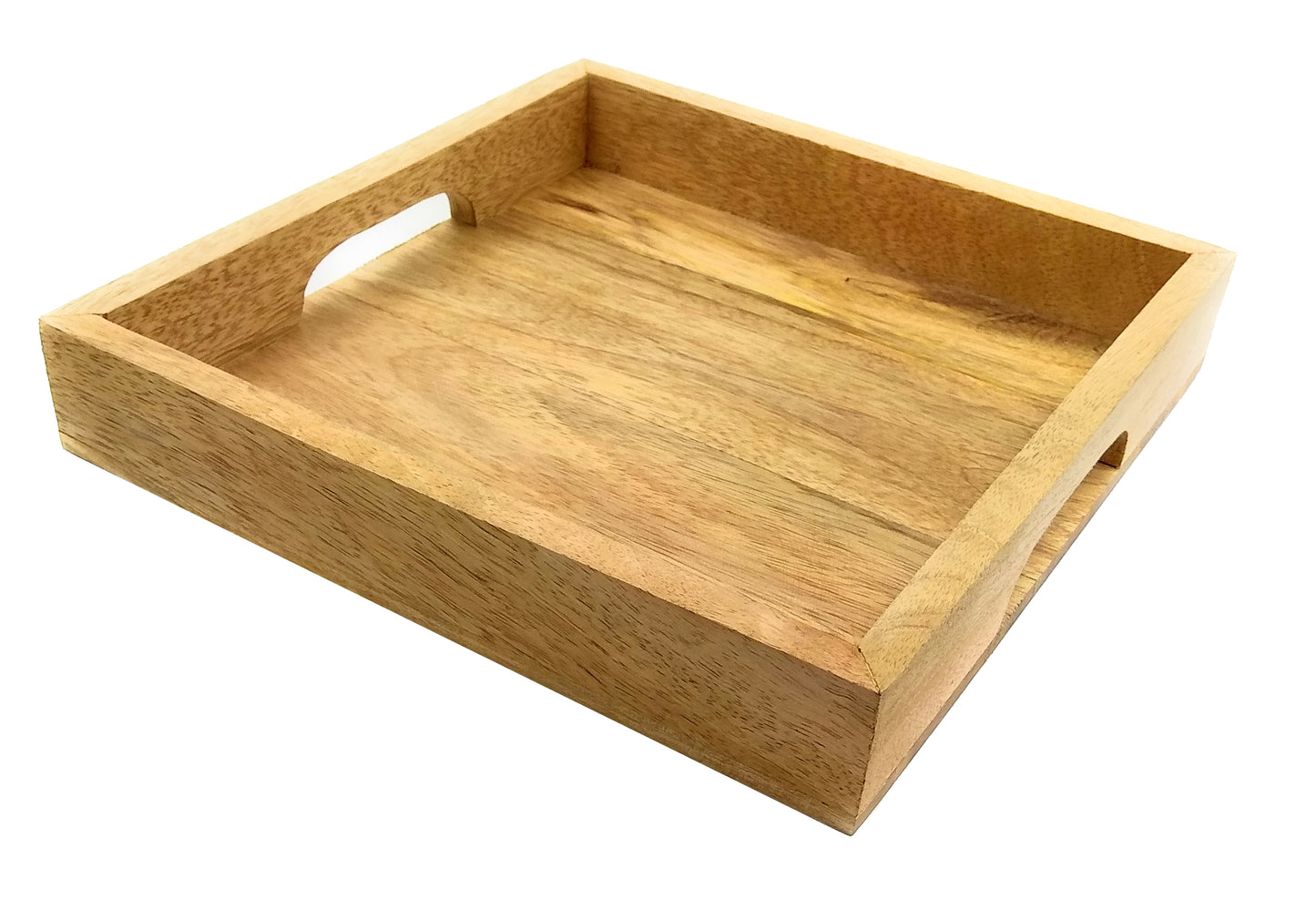 Handcrafted Wooden Serving Tray - Perfect for Serving Snacks, Tea, Coffee, and Desserts