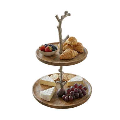 Sweet Sanctuary: The KraftyHome 2-Tier Artisan Branch Stand
