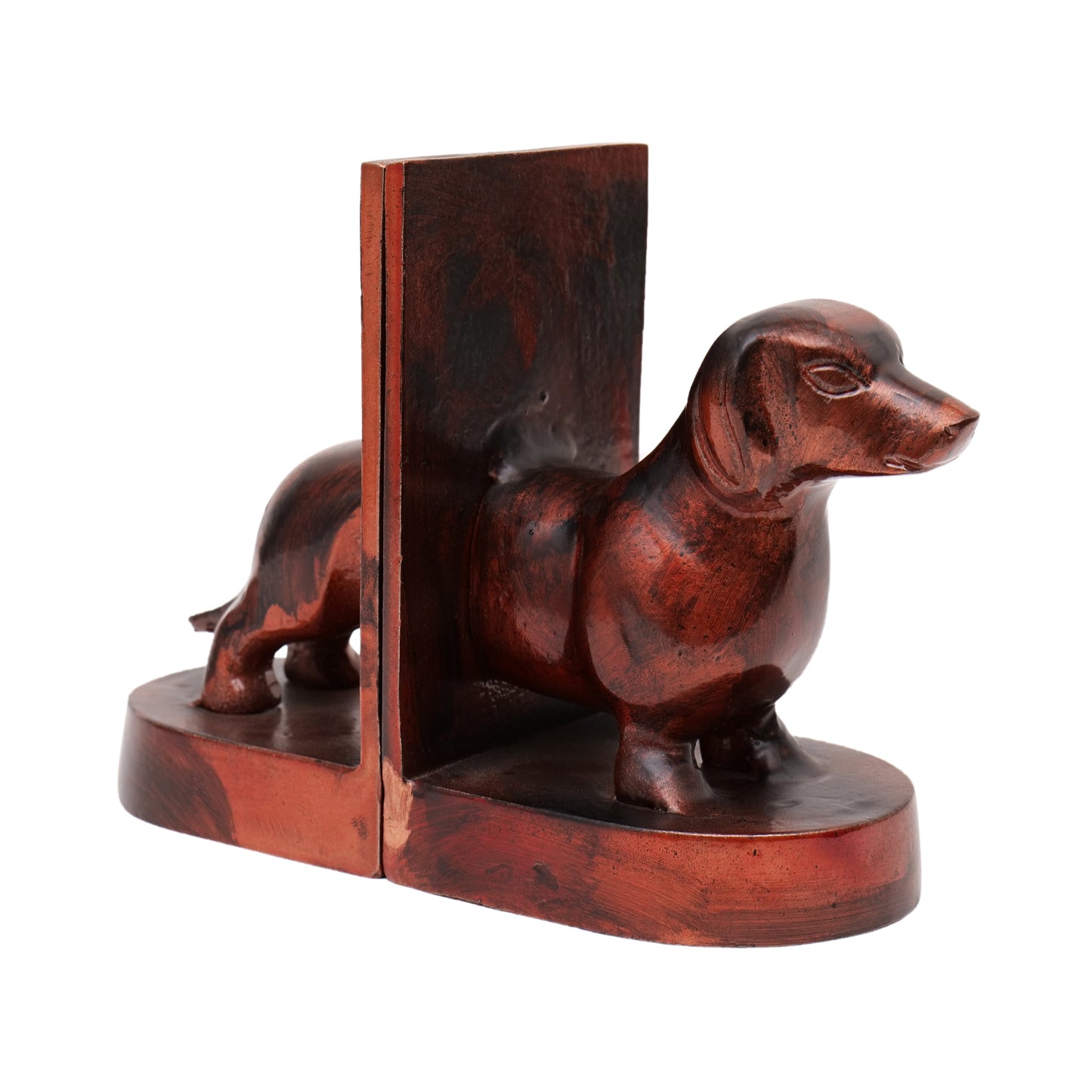 Paws-itive Support: Dachshund Shape Bookends
