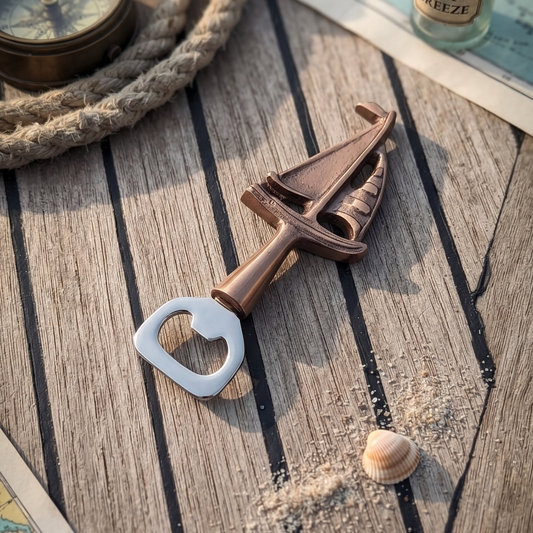 Aluminum Boat Bottle Opener - Rosegold (Set of 2)