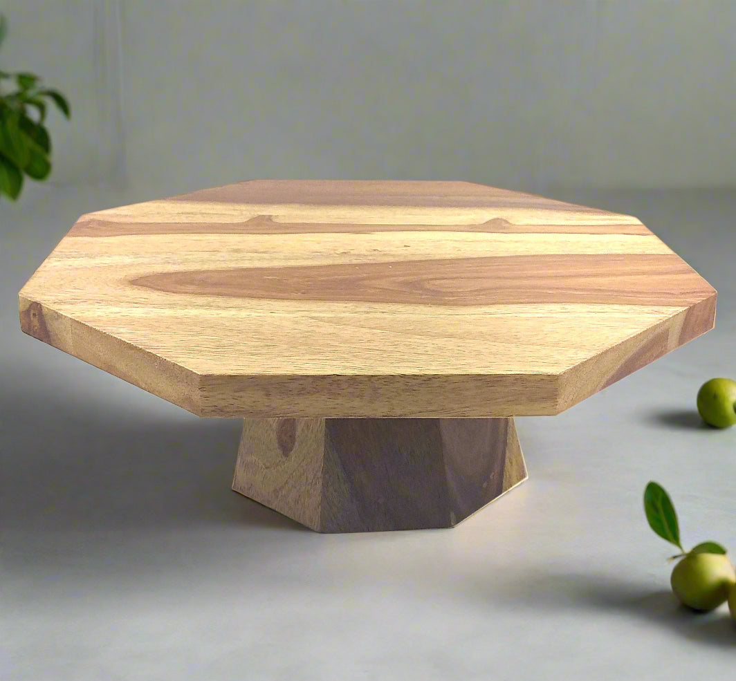 Unique Hexagon Shape Cake Stand - Perfect for Displaying Cakes, Cupcakes, and Pastries