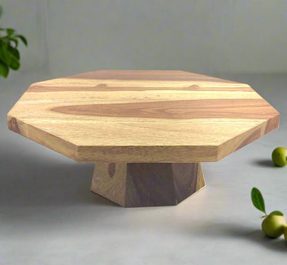 Unique Hexagon Shape Cake Stand - Perfect for Displaying Cakes, Cupcakes, and Pastries