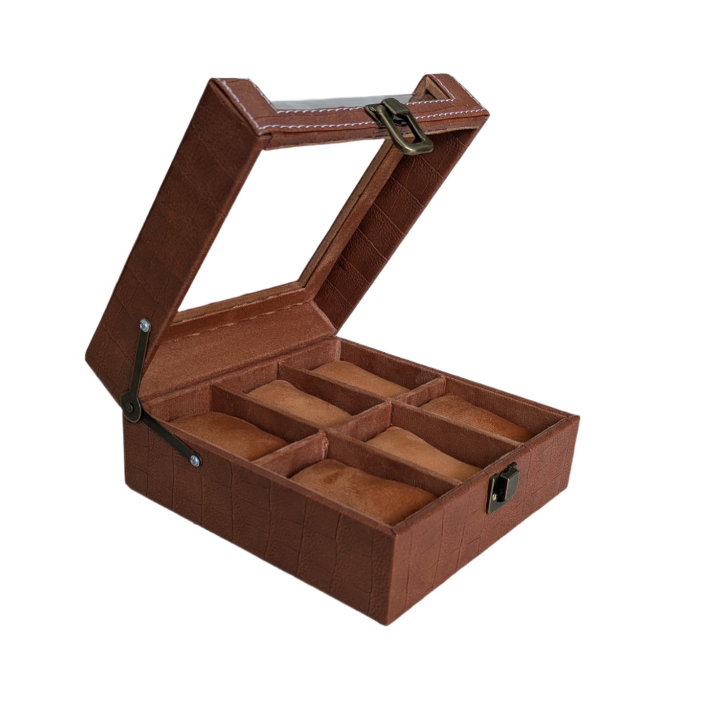 Vegan Leather Watch Organizer (6 slots) - CRB