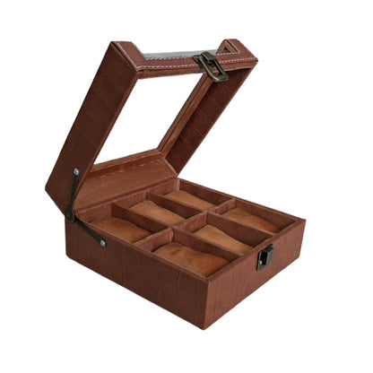 Vegan Leather Watch Organizer (6 slots) - CRB