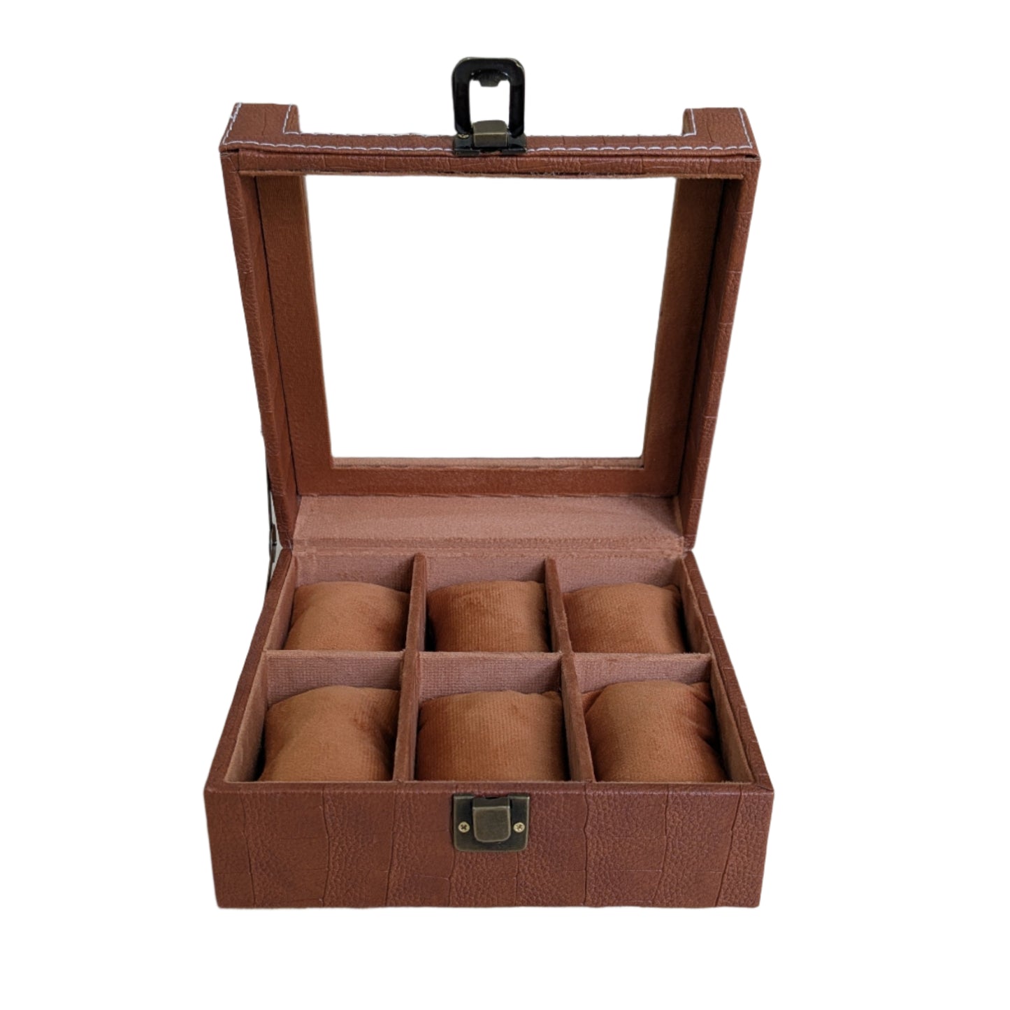Vegan Leather Watch Organizer (6 slots) - CRB