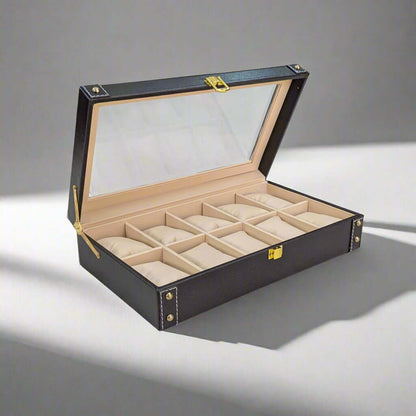 Compact watch organizer for small spaces and travel