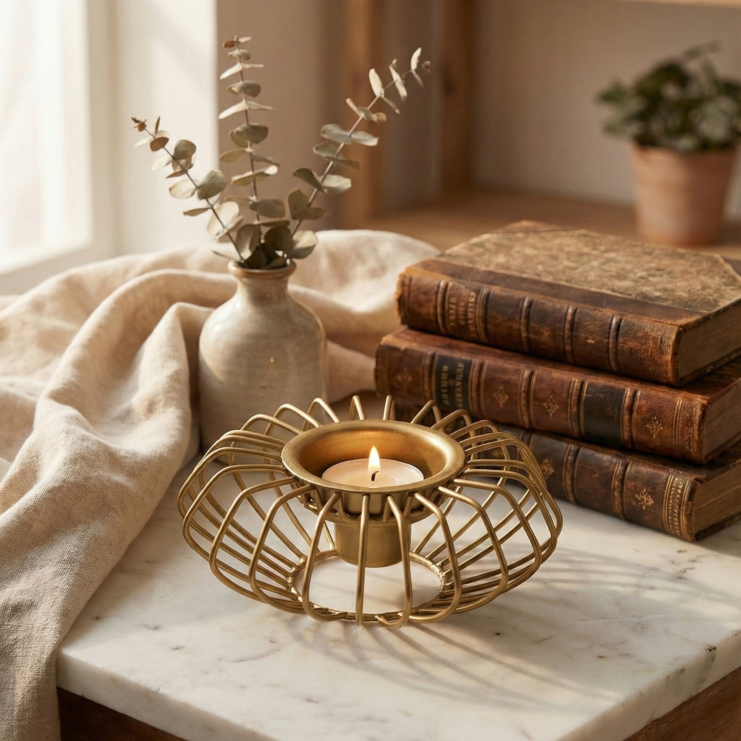 Spider Candle stick Holder for Decor