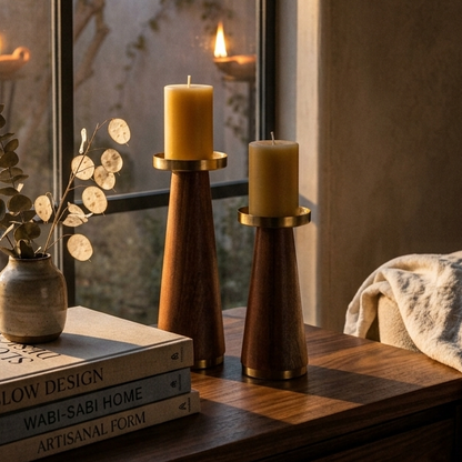 Harmony Candle Holder Set - (Set of 2)