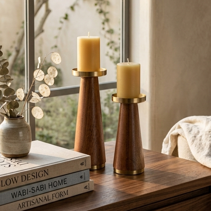 Harmony Candle Holder Set - (Set of 2)