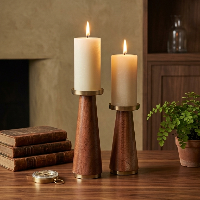 Harmony Candle Holder Set - (Set of 2)