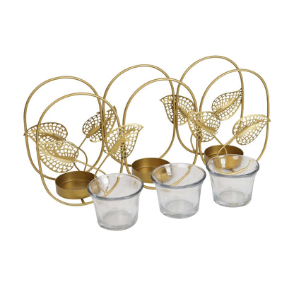 Tealight Candle Holder for Home Decor with Glass - LFJ