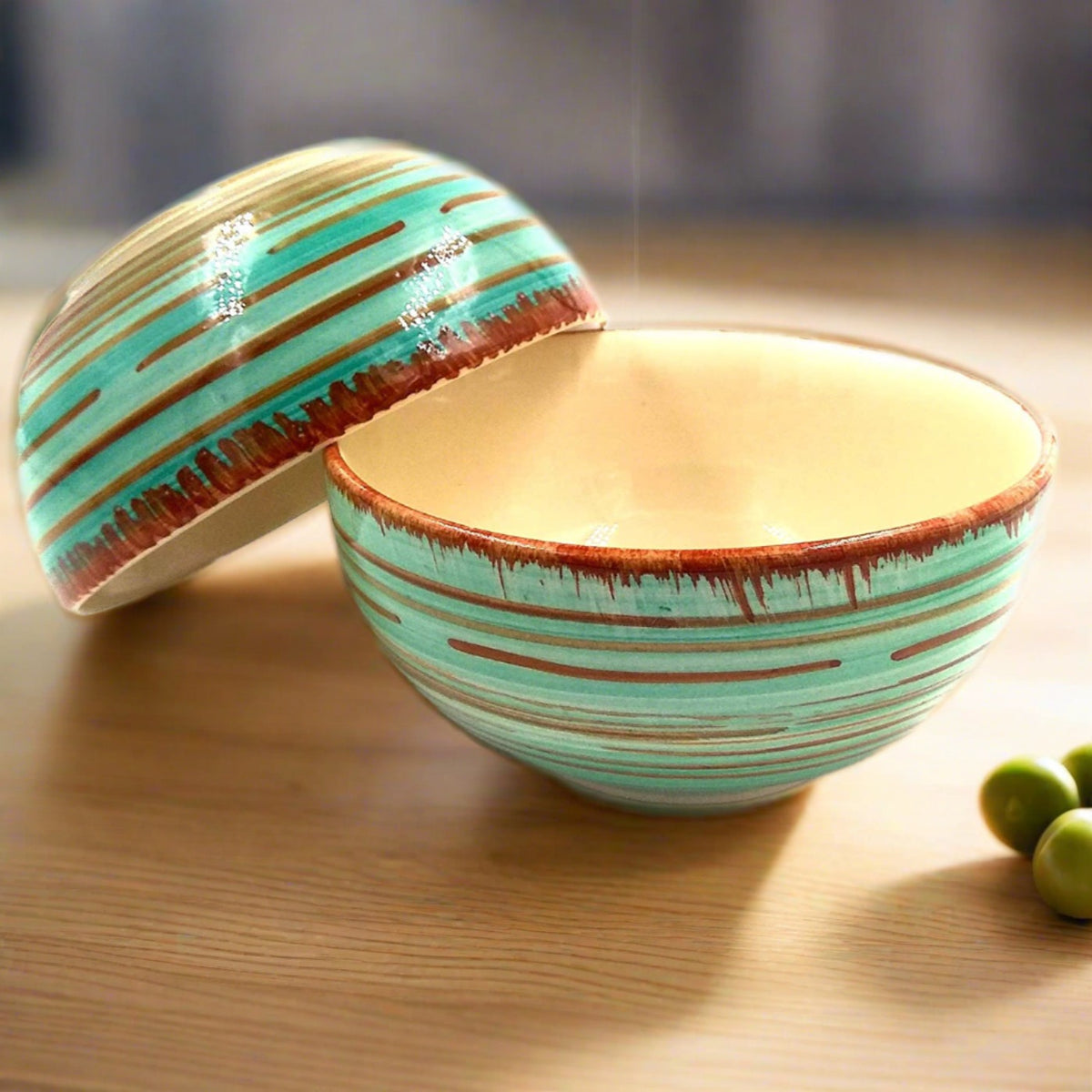 Handpainted Ceramic Bowl Set