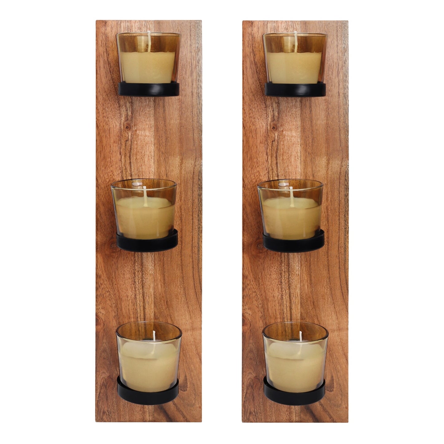Wall mounted candle holders - Set of 2