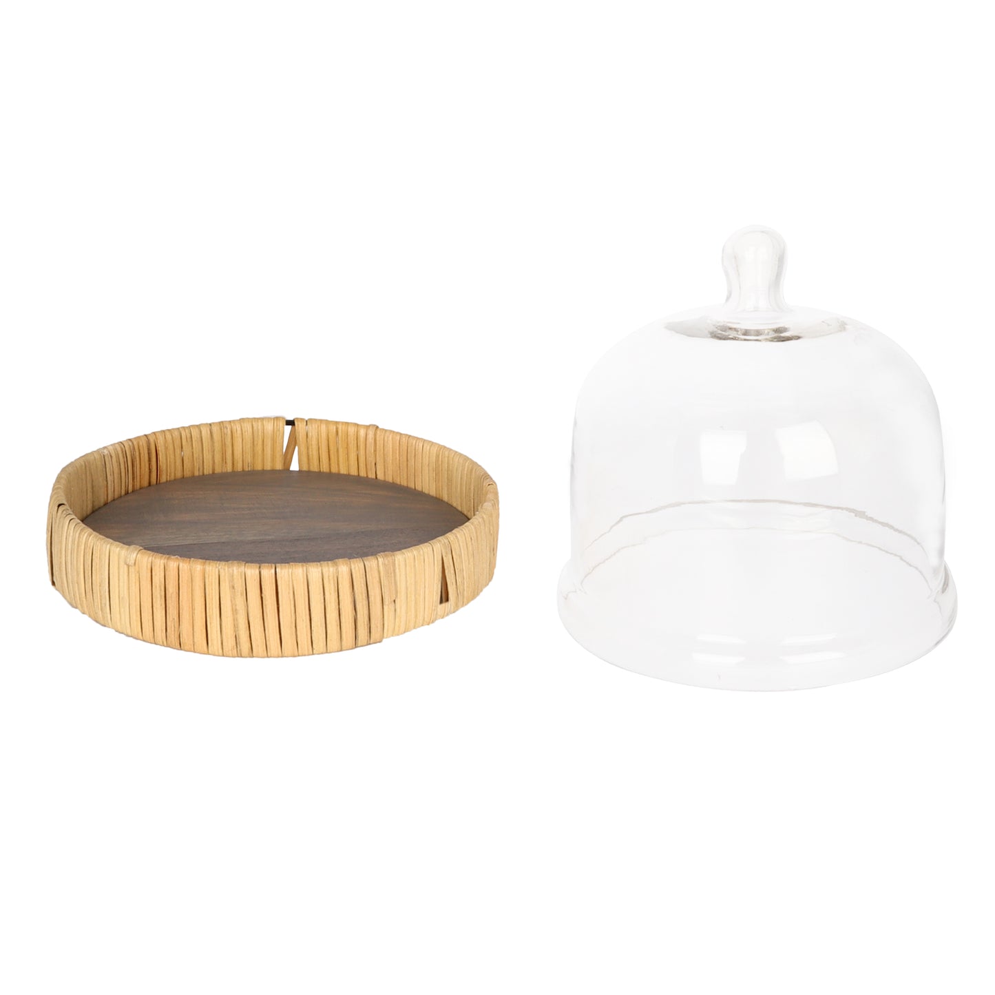 Mini Cake stand with glass cloche - JTR