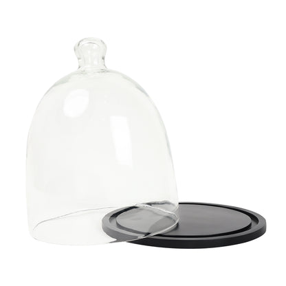 Cake Dome with Wooden Plate - 8 inch BL