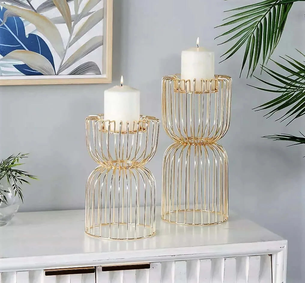 Glam Candle Holders - S/2