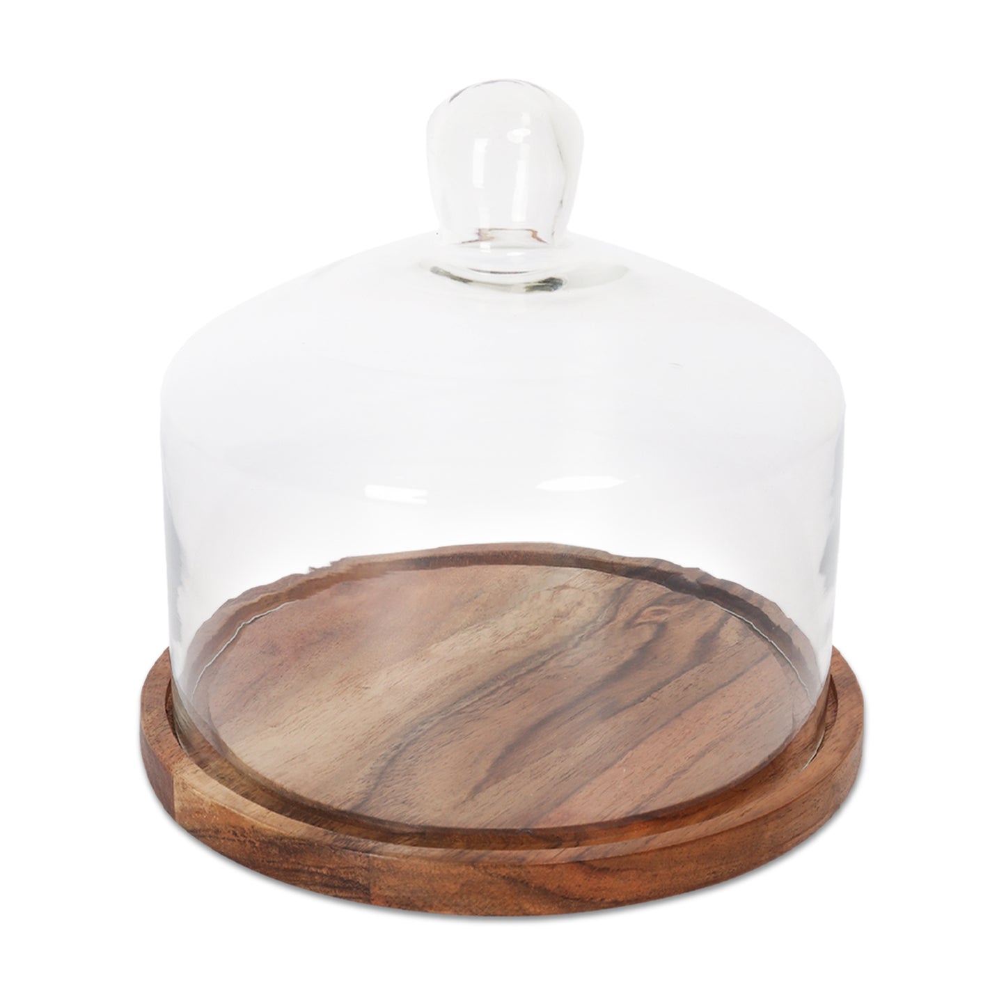 Cake stand with Glass Cloche - 6.75 inch