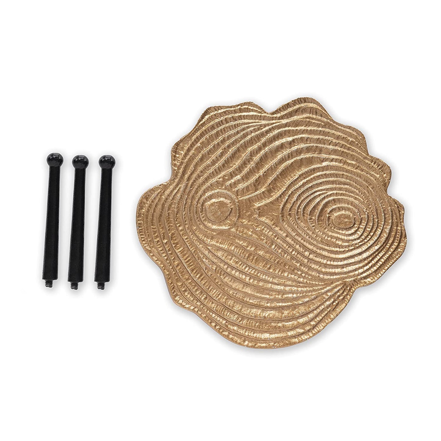 Wave Design Aluminum Cake Pedestal Stand