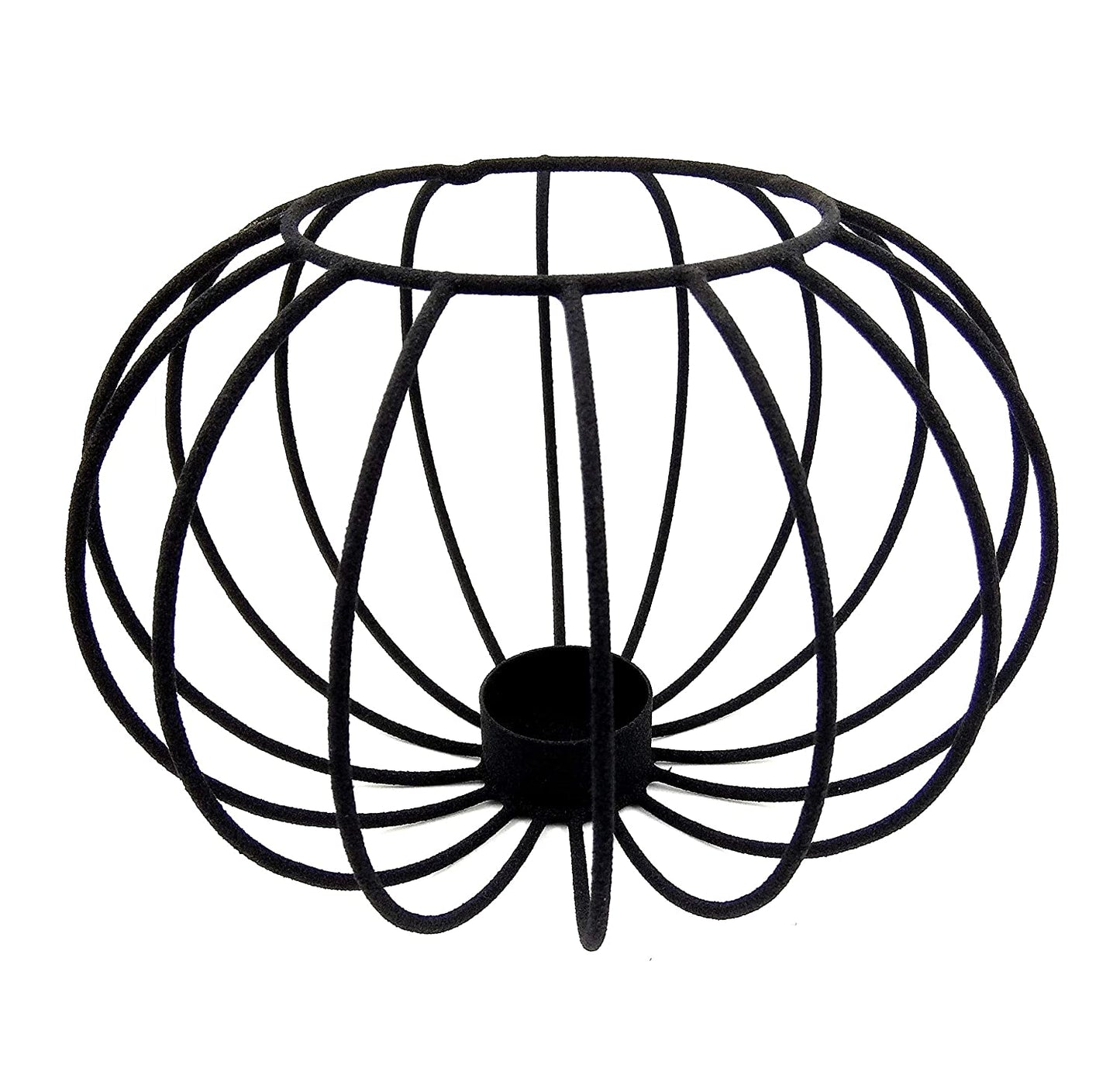Black Tealight Stand, Matte Finish Candle Holder - PUMB