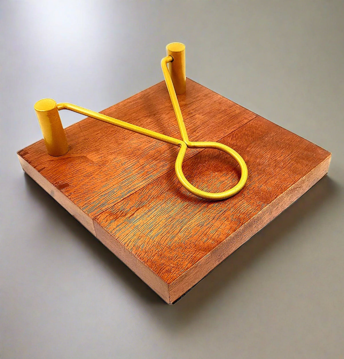 Wooden Napkin holder - Gold