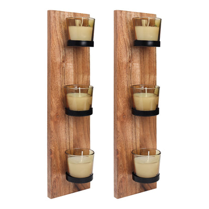 Wall mounted candle holders - Set of 2
